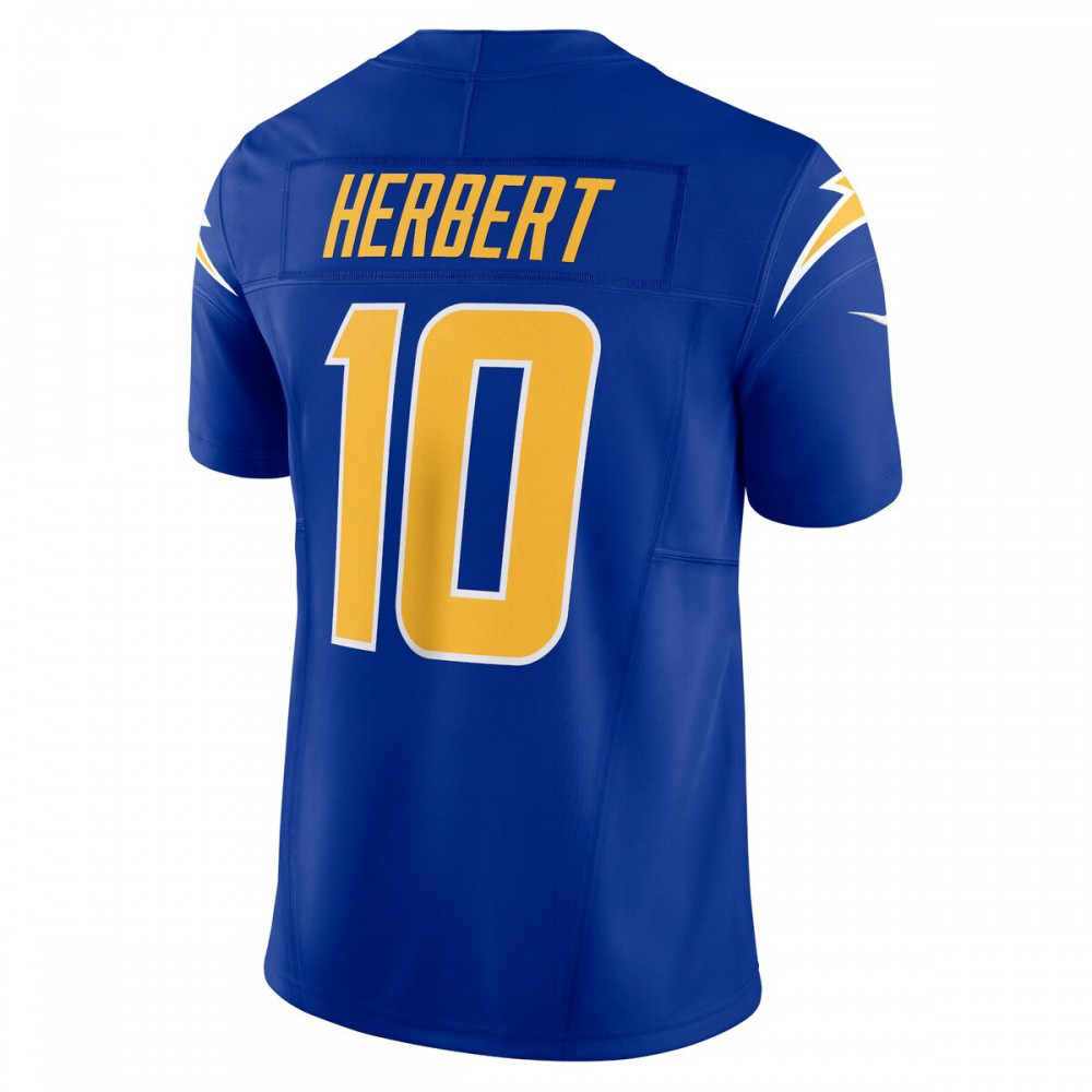 Justin Herbert Los Angeles Chargers Nike Vapor F.U.S.E. Limited Alternate 2 Jersey - Royal-FF04   NFL 