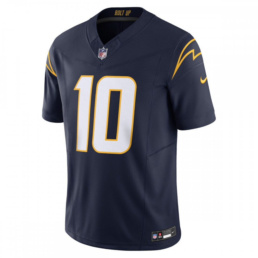 Justin Herbert Los Angeles Chargers Nike Vapor F.U.S.E. Limited Alternate 1 Jersey - Navy-FF04   NFL 
