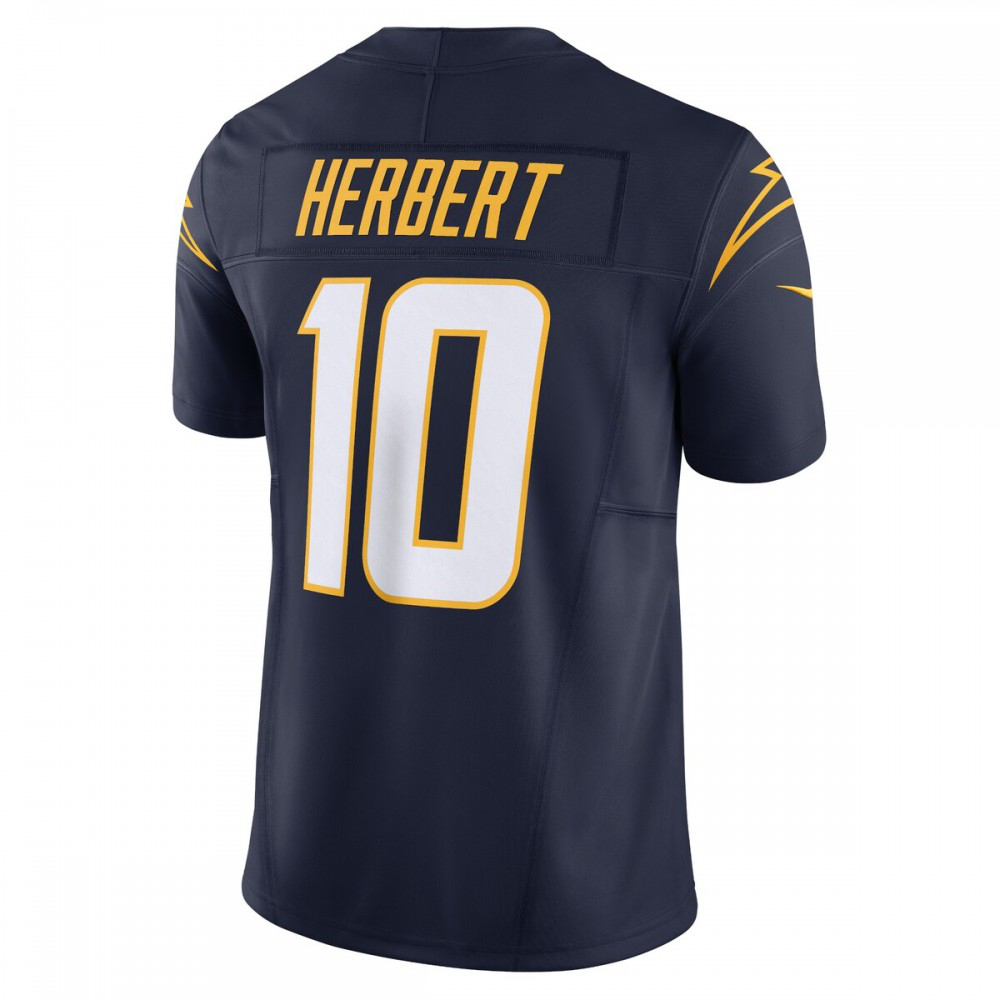 Justin Herbert Los Angeles Chargers Nike Vapor F.U.S.E. Limited Alternate 1 Jersey - Navy-FF04   NFL 