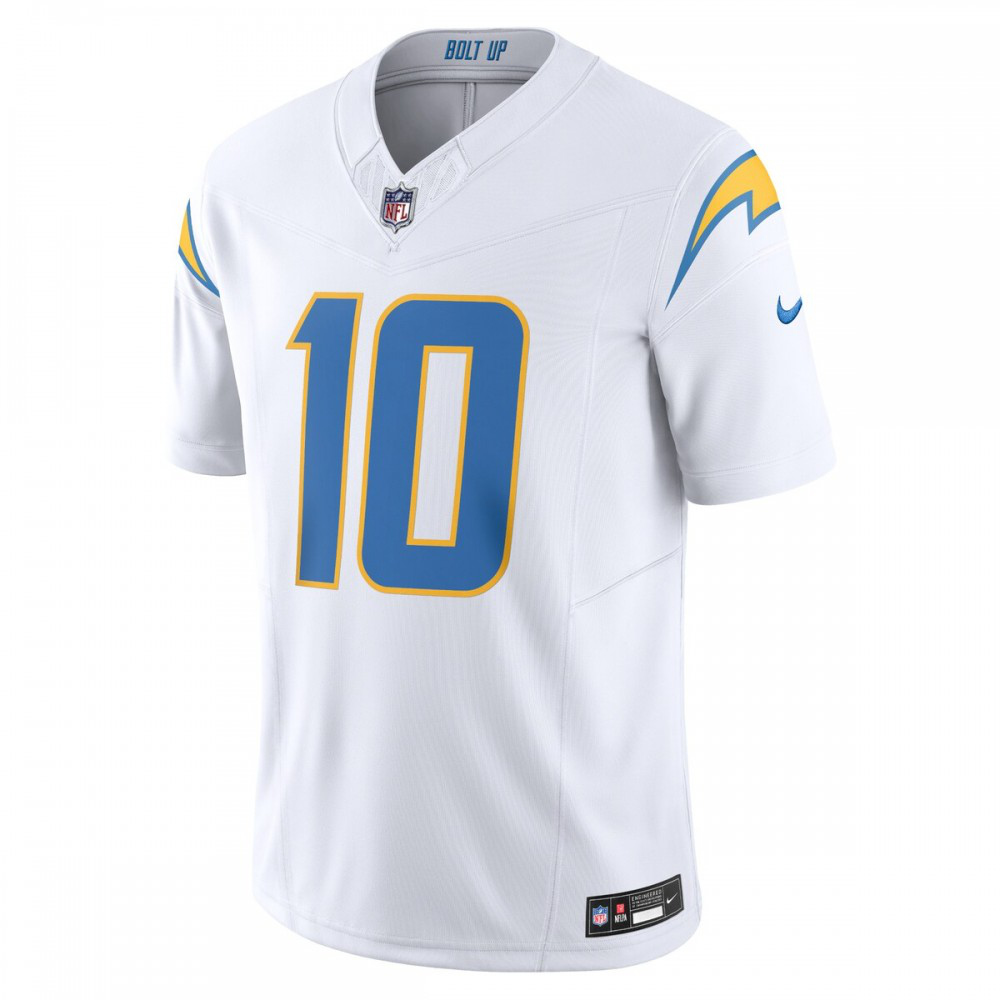Justin Herbert Los Angeles Chargers Nike Vapor F.U.S.E. Limited Jersey - White-FF04   NFL 