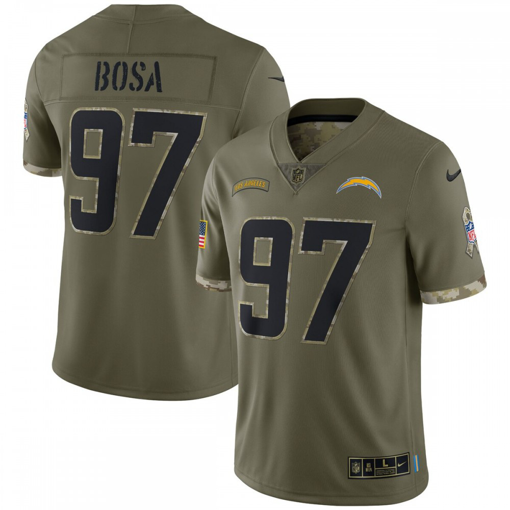Joey Bosa Los Angeles Chargers Nike 2022 Salute To Service Limited Jersey - Olive-FF04   NFL 