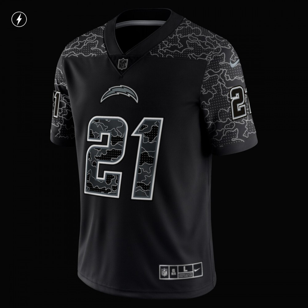 LaDainian Tomlinson Los Angeles Chargers Nike Retired Player RFLCTV Limited Jersey - Black-FF04   NFL 