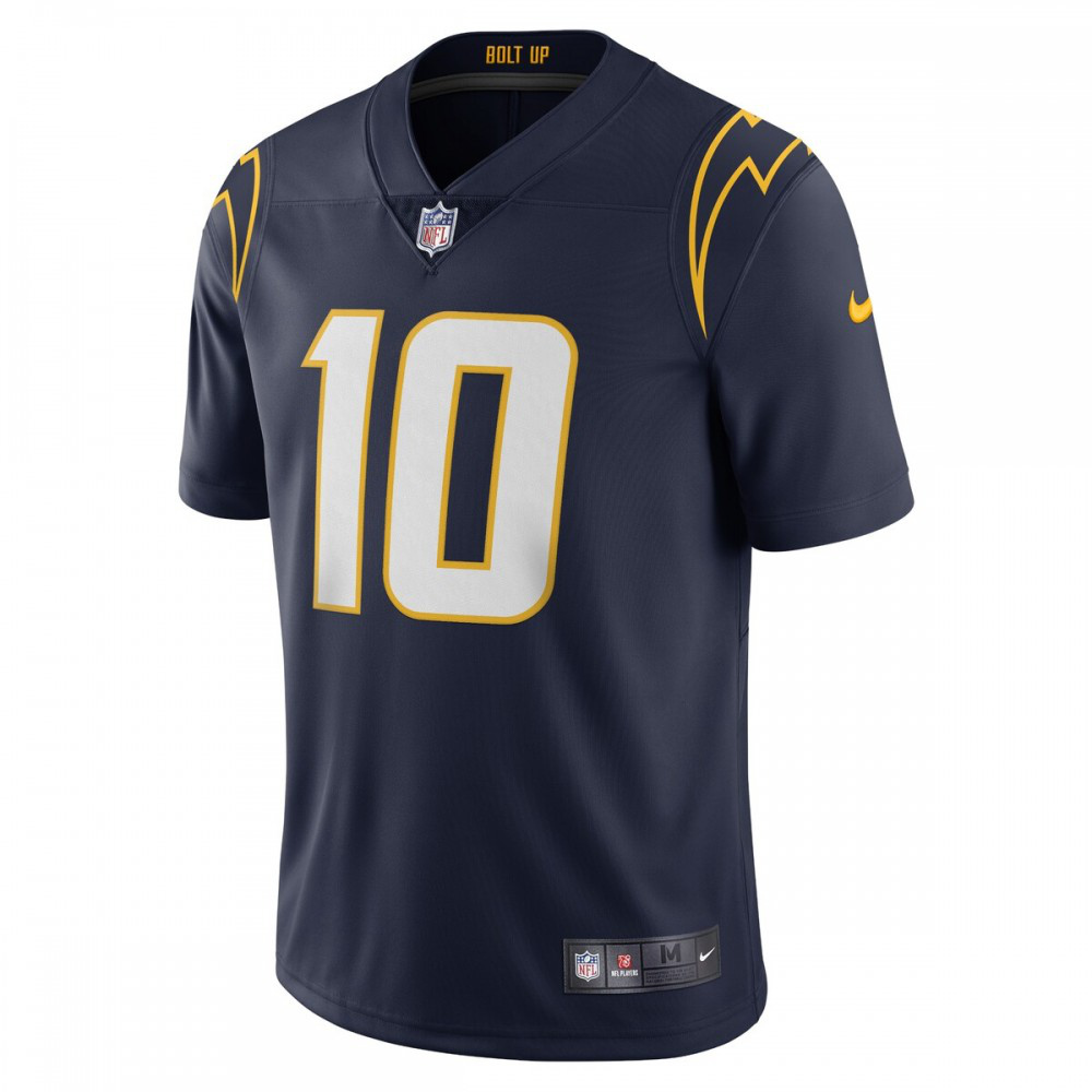 Justin Herbert Los Angeles Chargers Nike Vapor Limited Jersey - Navy-FF04   NFL 