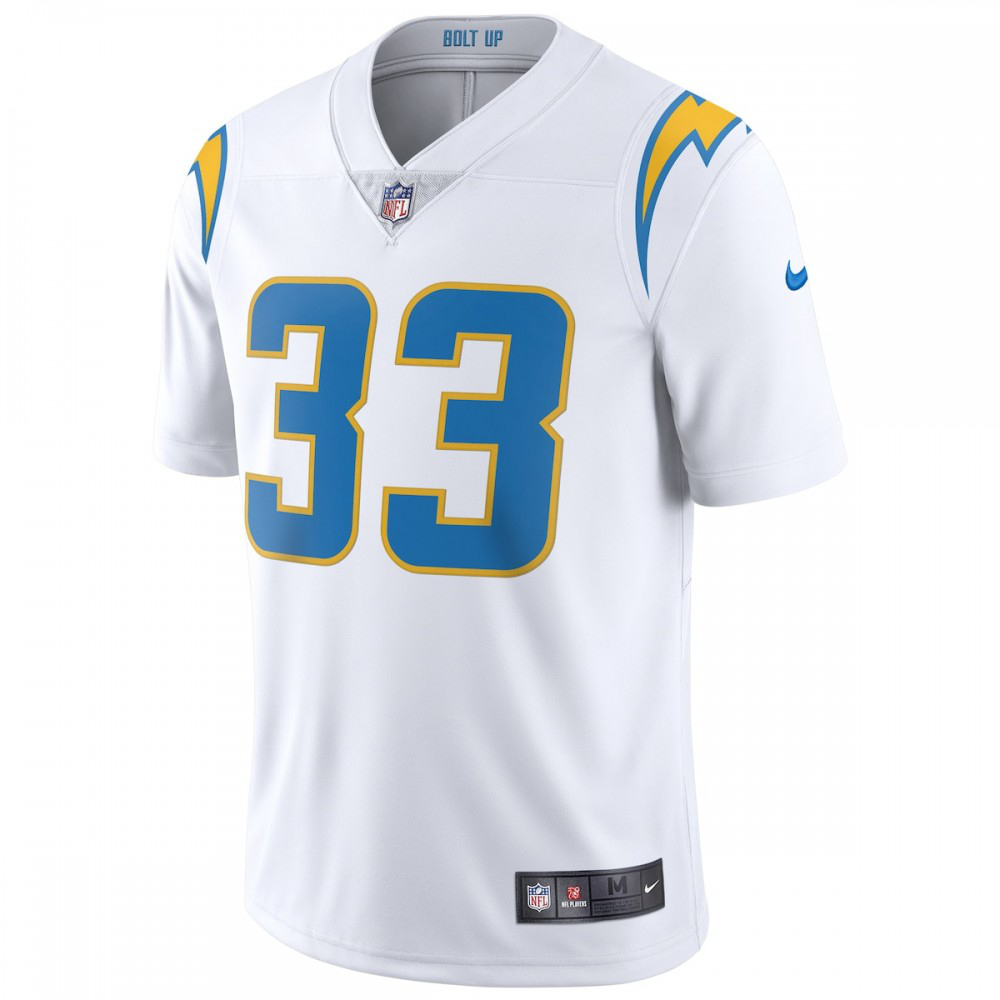 Derwin James Los Angeles Chargers Nike Vapor Limited Jersey - White-FF04   NFL 