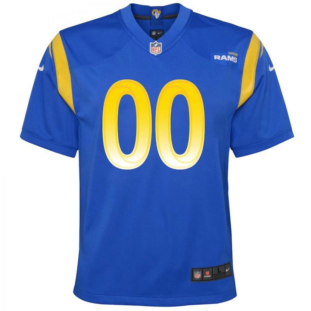 Los Angeles Rams Nike Youth Custom Game Jersey - Royal-FF04   NFL 