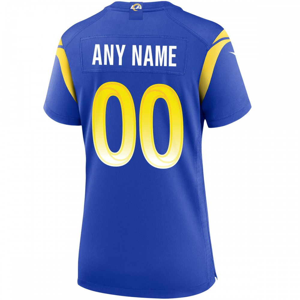 Nike Los Angeles Rams Women's Custom Game Jersey - Royal-FF04   NFL 