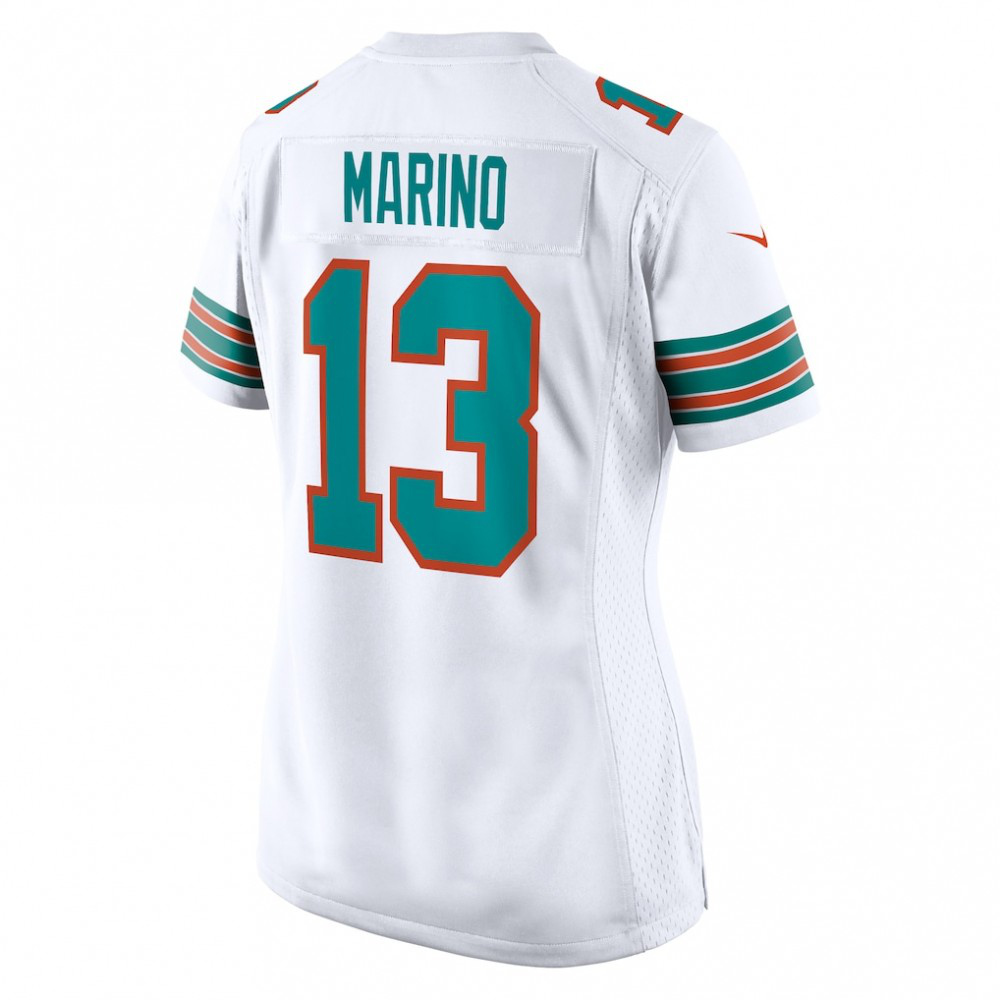 Dan Marino Miami Dolphins Nike Women's Retired Player Jersey - White-FF04   NFL 