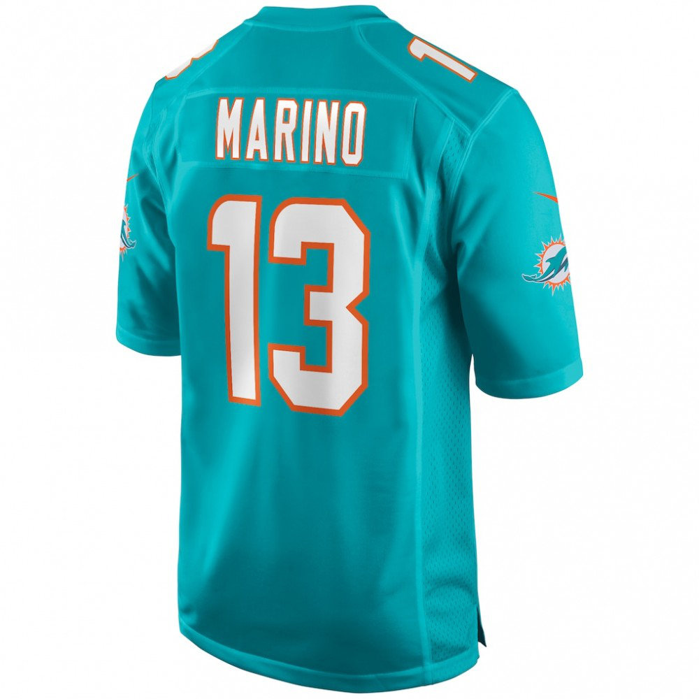 Dan Marino Miami Dolphins Nike Game Retired Player Jersey - Aqua-FF04   NFL 