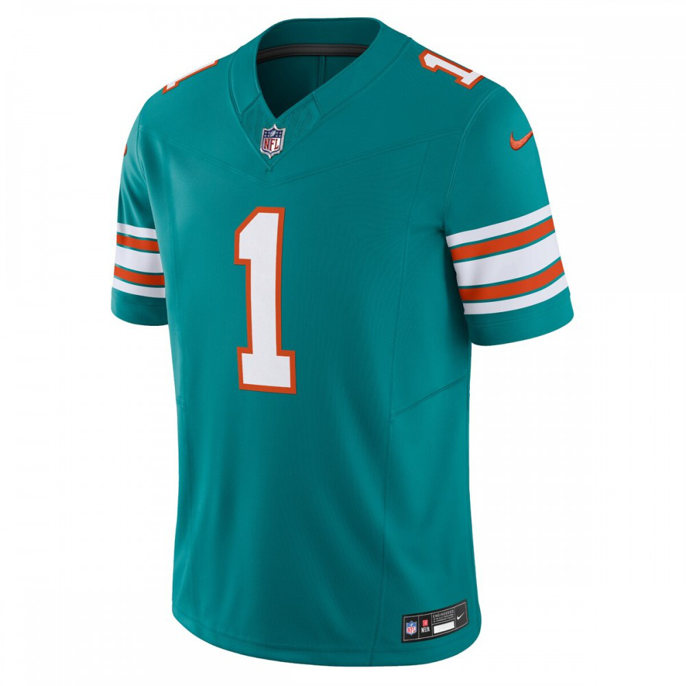 Tua Tagovailoa Miami Dolphins Nike Vapor F.U.S.E. Limited Jersey - Aqua-FF04   NFL 