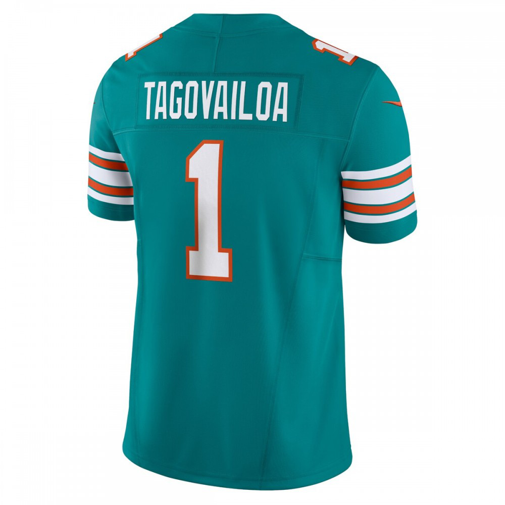 Tua Tagovailoa Miami Dolphins Nike Vapor F.U.S.E. Limited Jersey - Aqua-FF04   NFL 