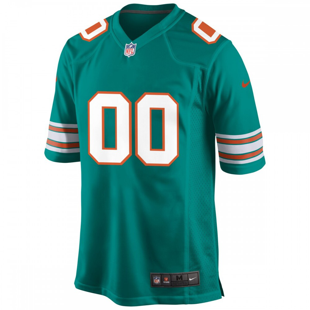 Miami Dolphins Nike Alternate Custom Game Jersey - Aqua-FF04   NFL 