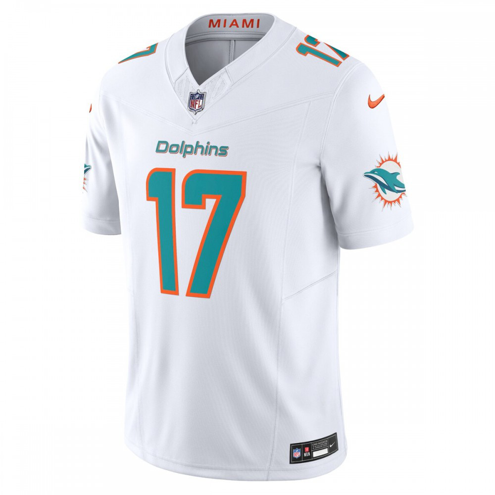 Jaylen Waddle Miami Dolphins Nike Vapor F.U.S.E. Limited Jersey - White-FF04   NFL 