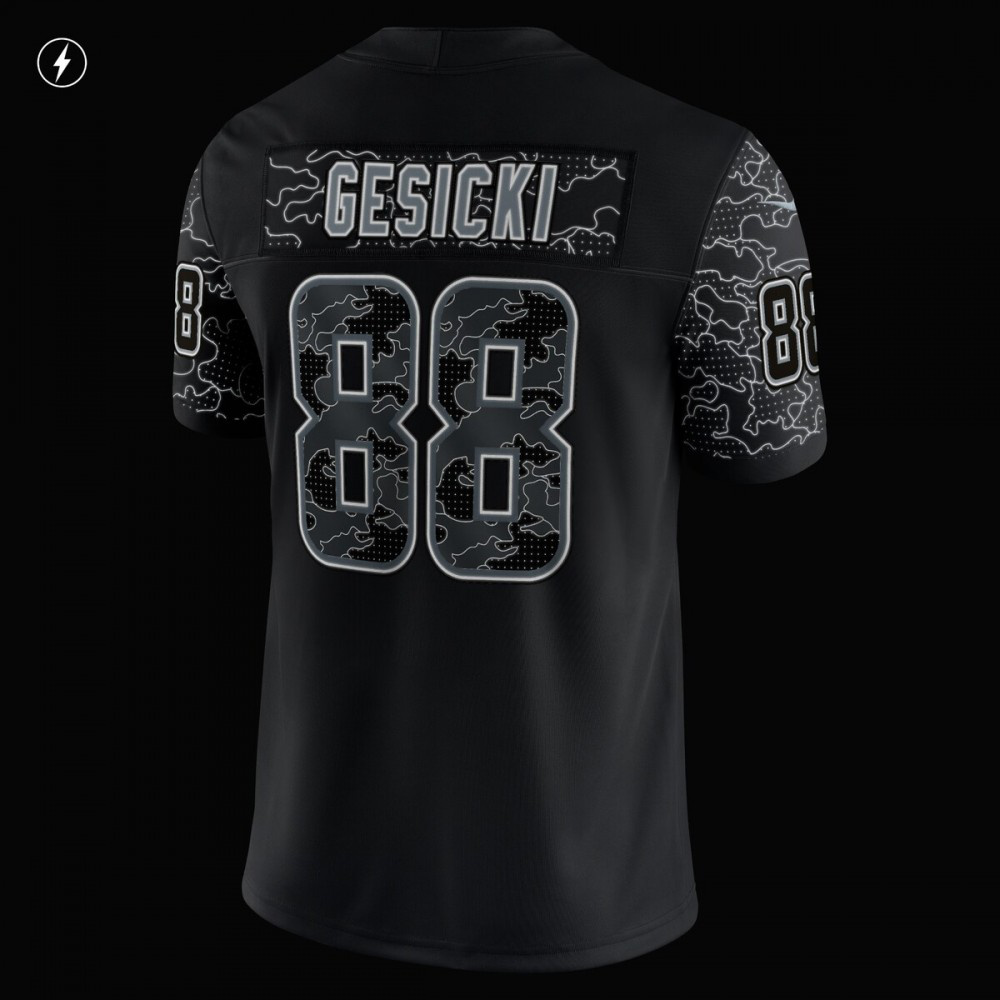 Mike Gesicki Miami Dolphins Nike RFLCTV Limited Jersey - Black-FF04   NFL 