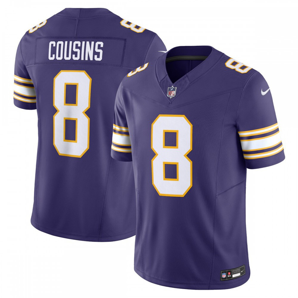 Kirk Cousins Minnesota Vikings Nike Vapor F.U.S.E. Limited Jersey - Purple-FF04   NFL 