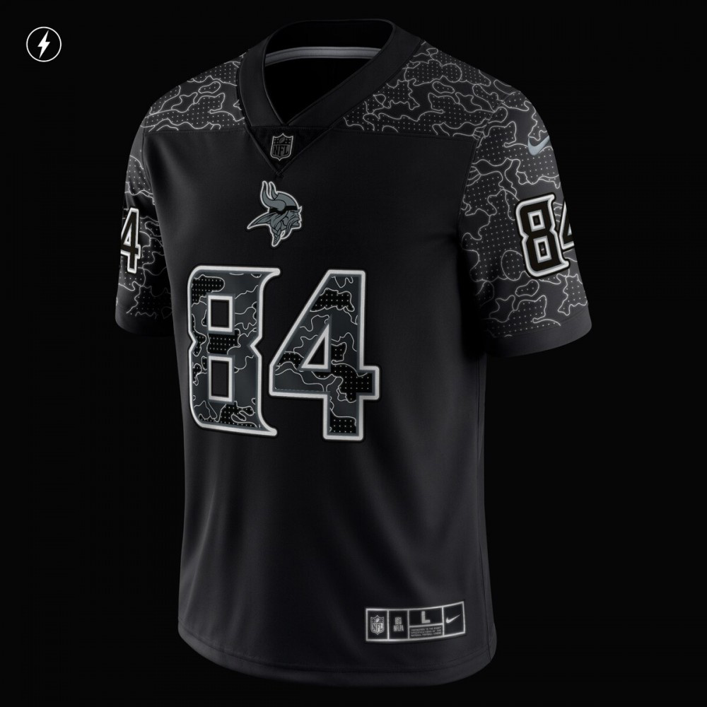 Randy Moss Minnesota Vikings Nike Retired Player RFLCTV Limited Jersey - Black-FF04   NFL 
