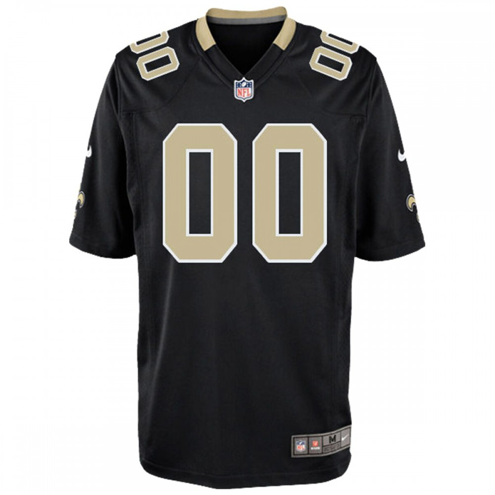 New Orleans Saints Nike Youth Custom Game Jersey - Black-FF04   NFL 