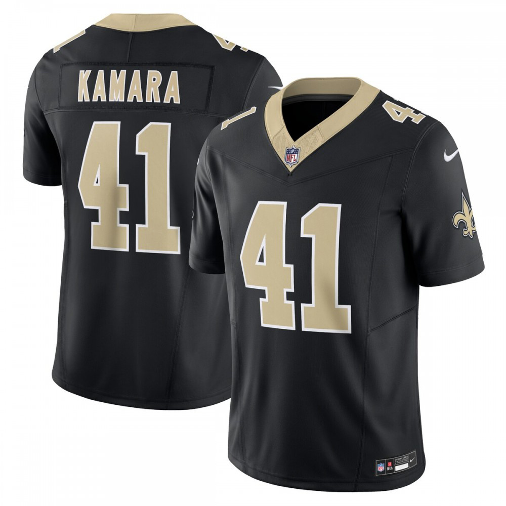 Alvin Kamara New Orleans Saints Nike Vapor F.U.S.E. Limited Jersey - Black-FF04   NFL 