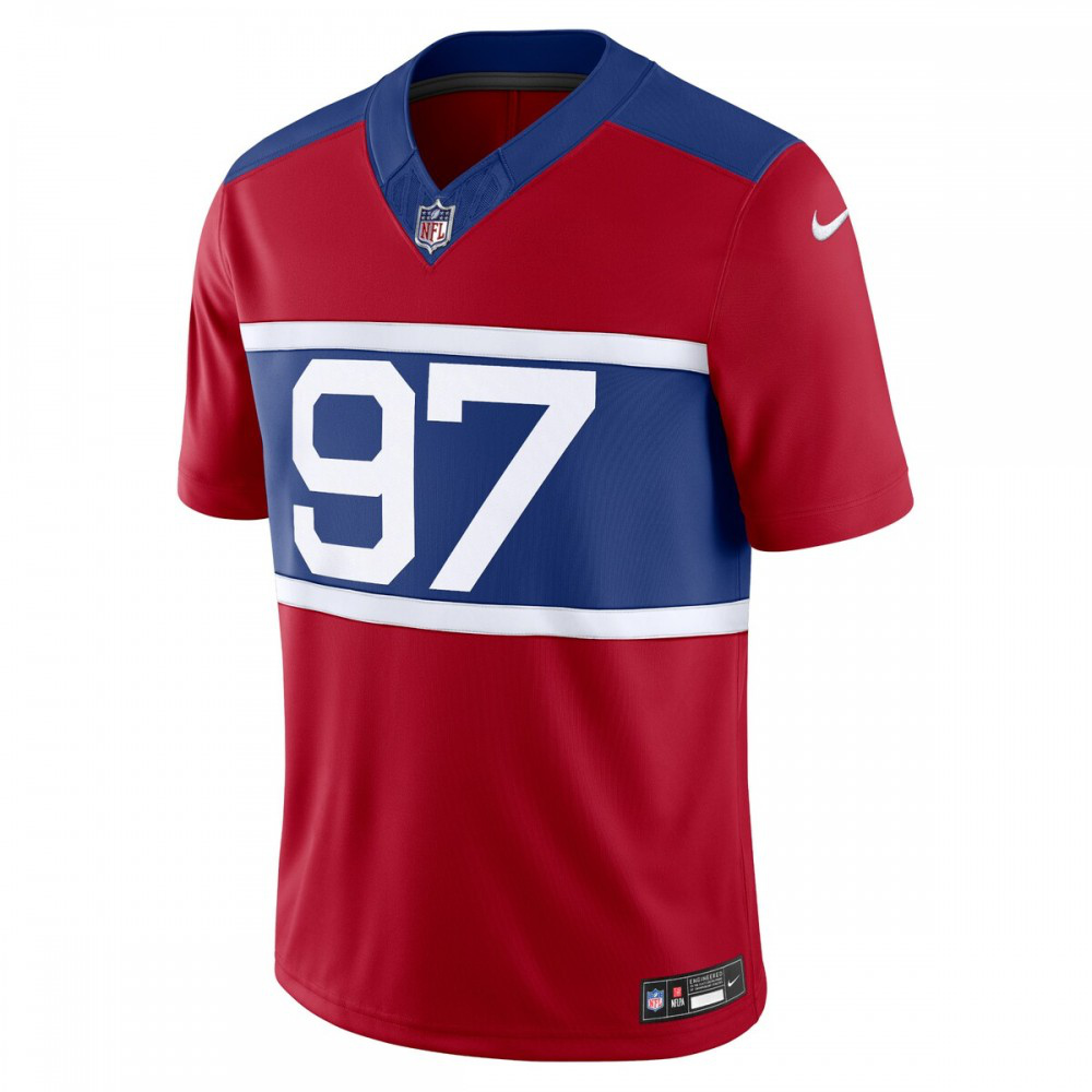 Dexter Lawrence II New York Giants Nike Alternate Vapor F.U.S.E. Limited Jersey - Century Red-FF04   NFL 