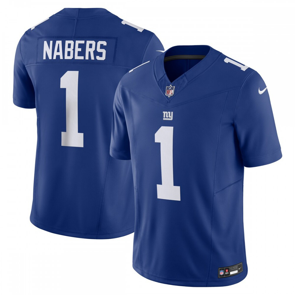 Malik Nabers New York Giants Nike Vapor F.U.S.E. Limited Jersey - Royal-FF04   NFL 
