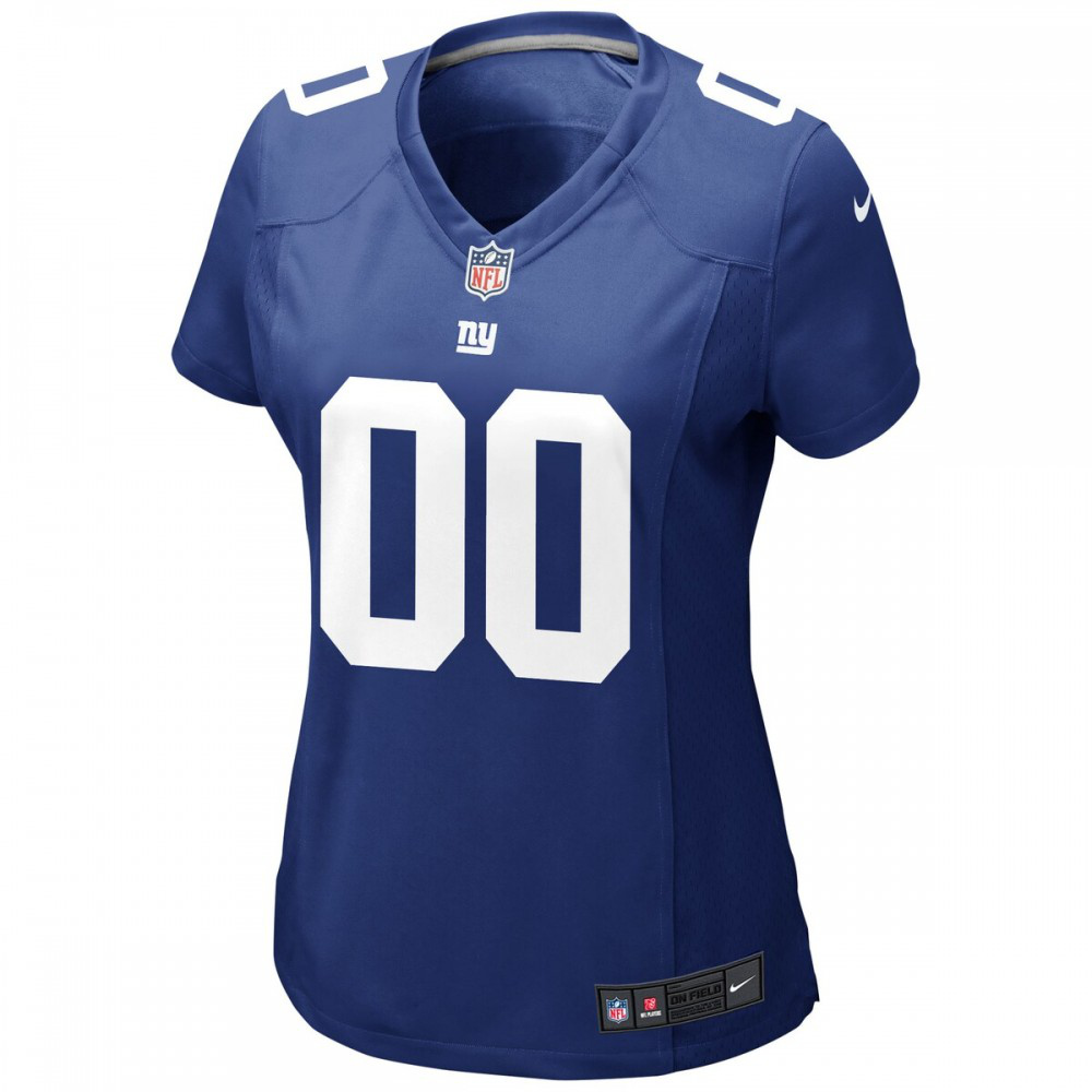 New York Giants Nike Women's Custom Jersey - Royal-FF04   NFL 