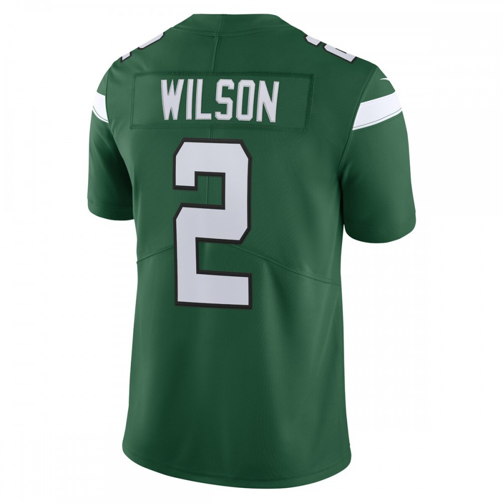 Zach Wilson New York Jets Nike Vapor Limited Jersey - Gotham Green-FF04   NFL 