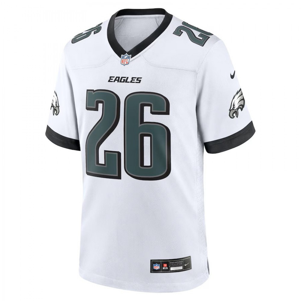 Saquon Barkley Philadelphia Eagles Nike Vapor Limited Jersey - White-FF04   NFL 