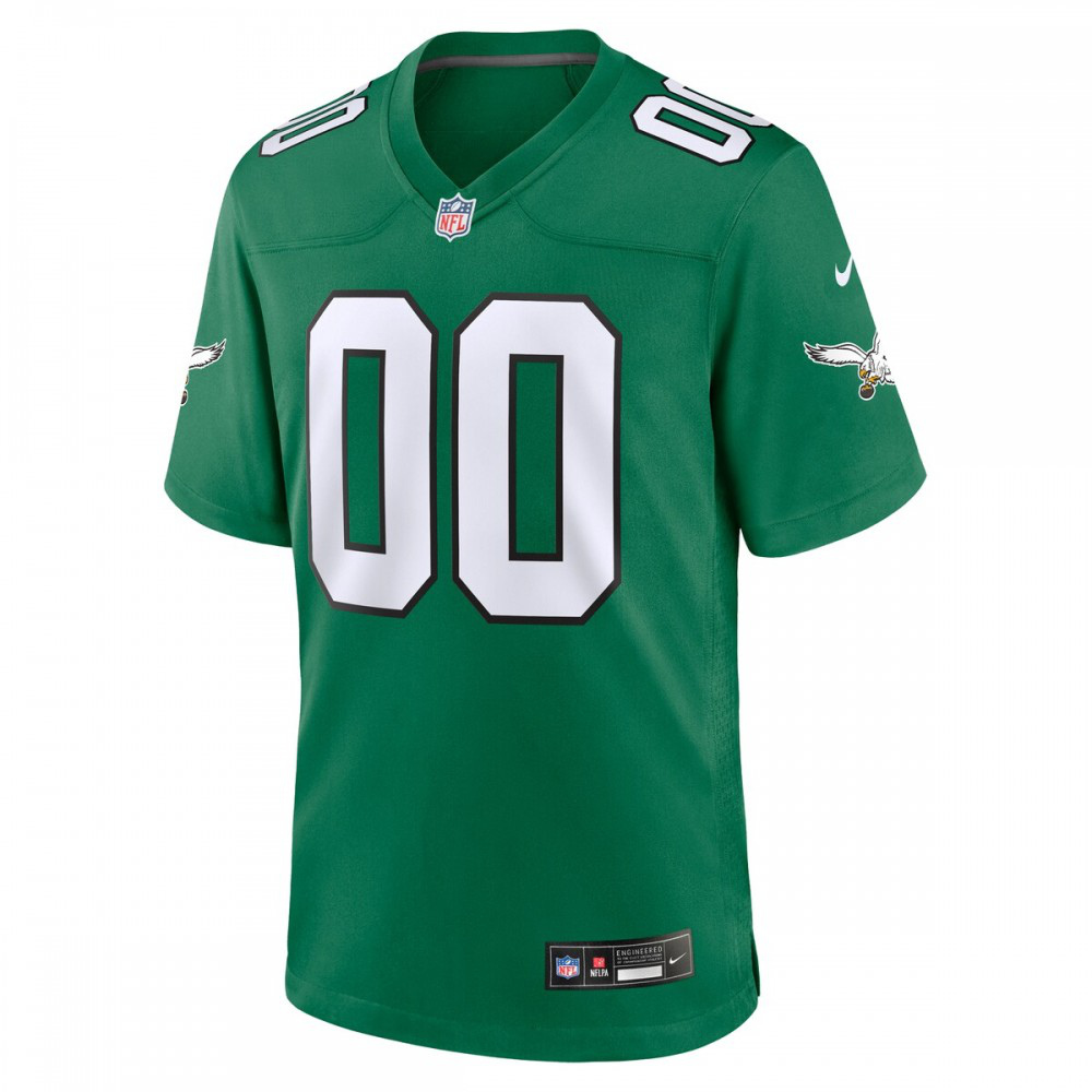 Philadelphia Eagles Nike Alternate Custom Game Jersey - Kelly Green-FF04   NFL 