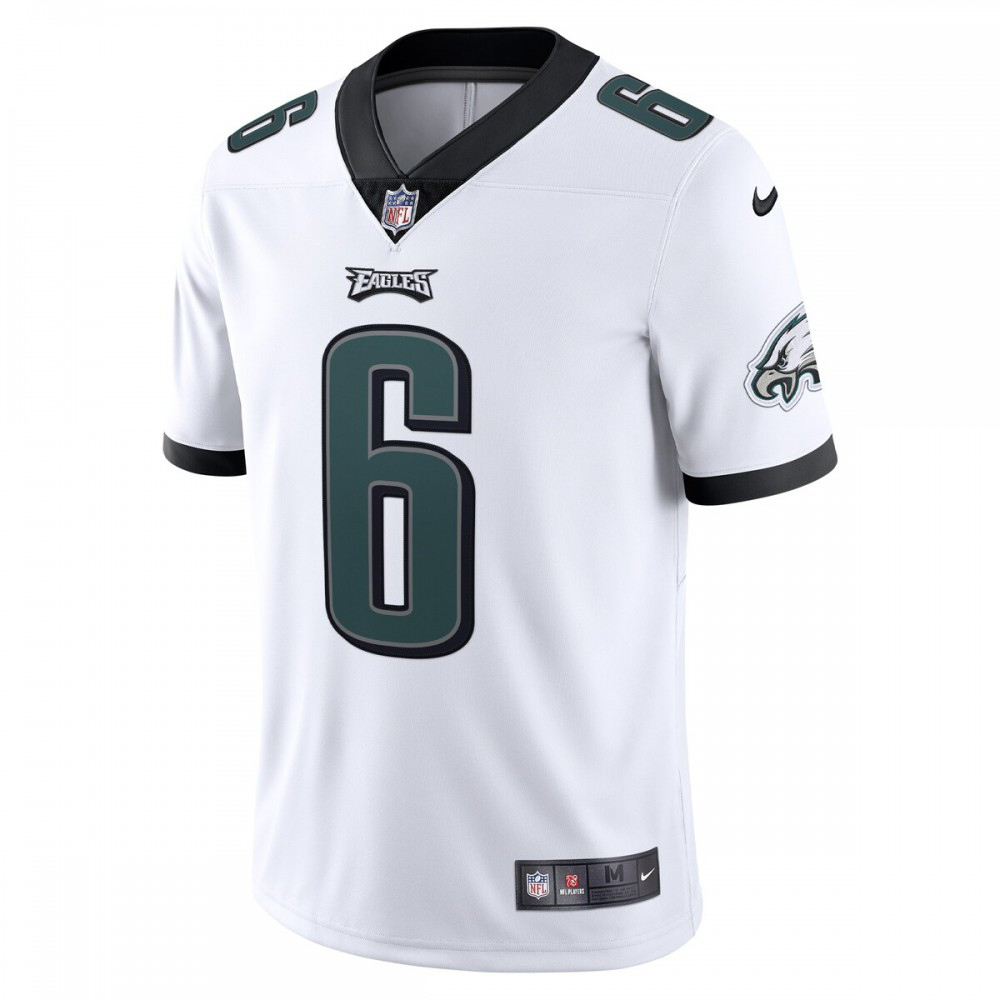 DeVonta Smith Philadelphia Eagles Nike Vapor Limited Jersey - White-FF04   NFL 