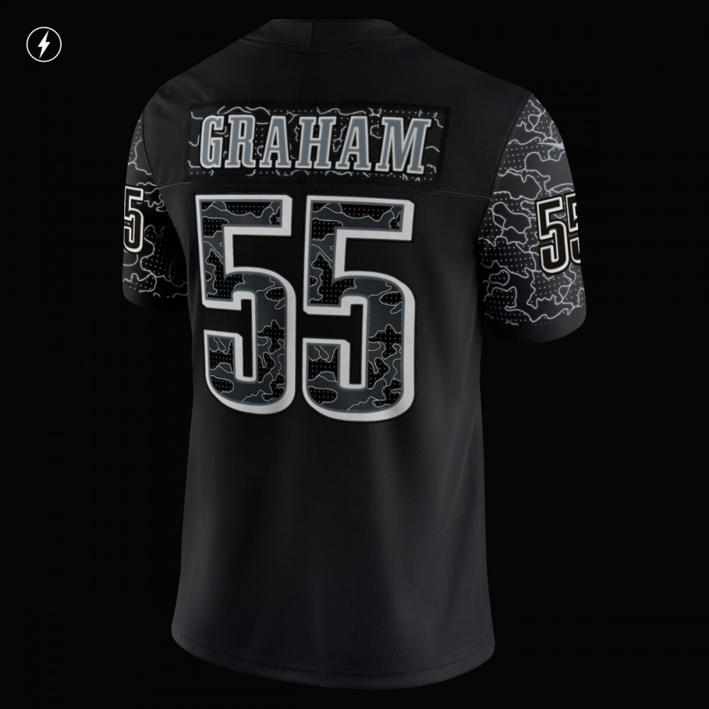 Brandon Graham Philadelphia Eagles Nike RFLCTV Limited Jersey - Black-FF04   NFL 