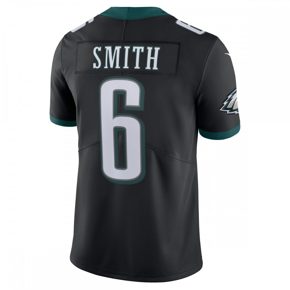 DeVonta Smith Philadelphia Eagles Nike Alternate Vapor Limited Jersey - Black-FF04   NFL 