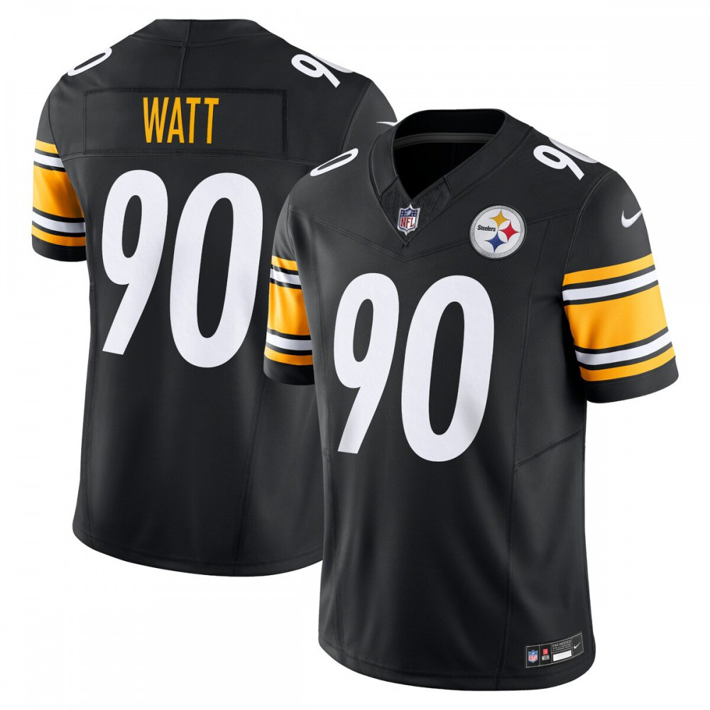 T.J. Watt Pittsburgh Steelers Nike Vapor F.U.S.E. Limited Jersey - Black-FF04   NFL 