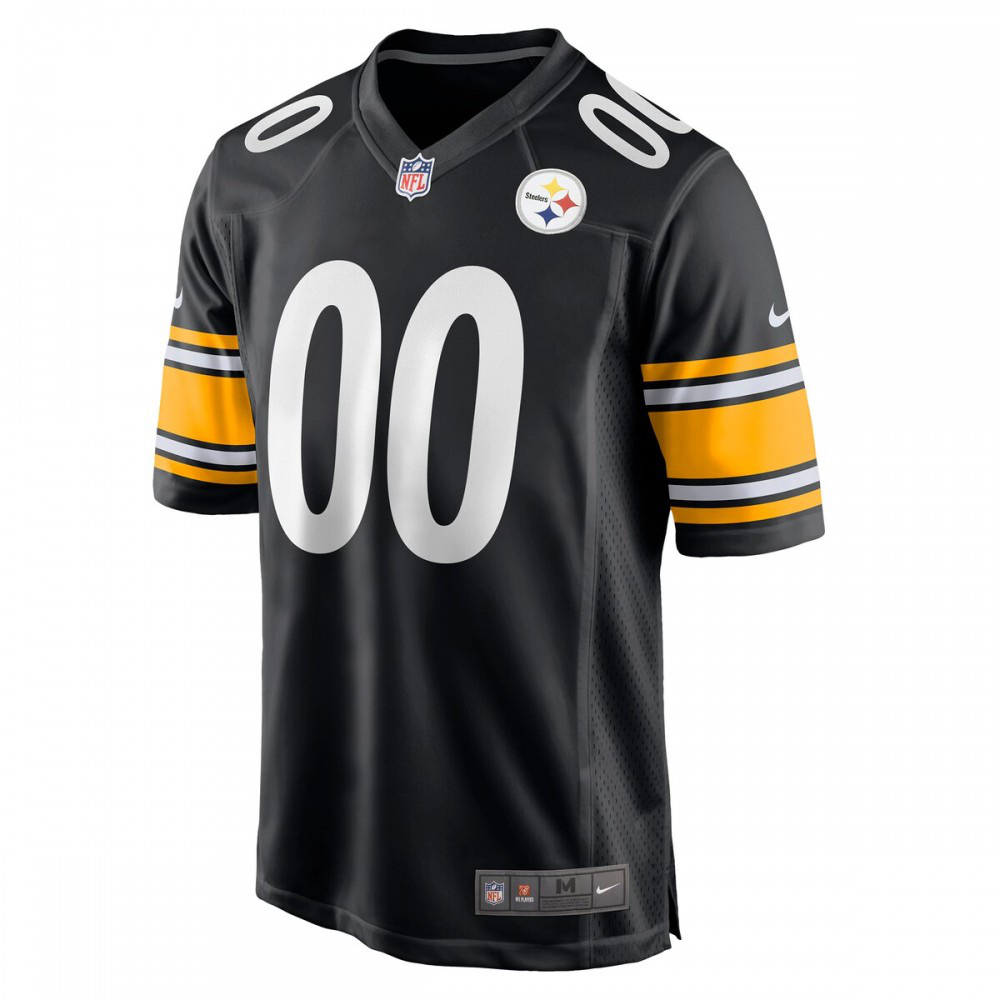 Pittsburgh Steelers Nike Game Custom Player Jersey - Black-FF04   NFL 