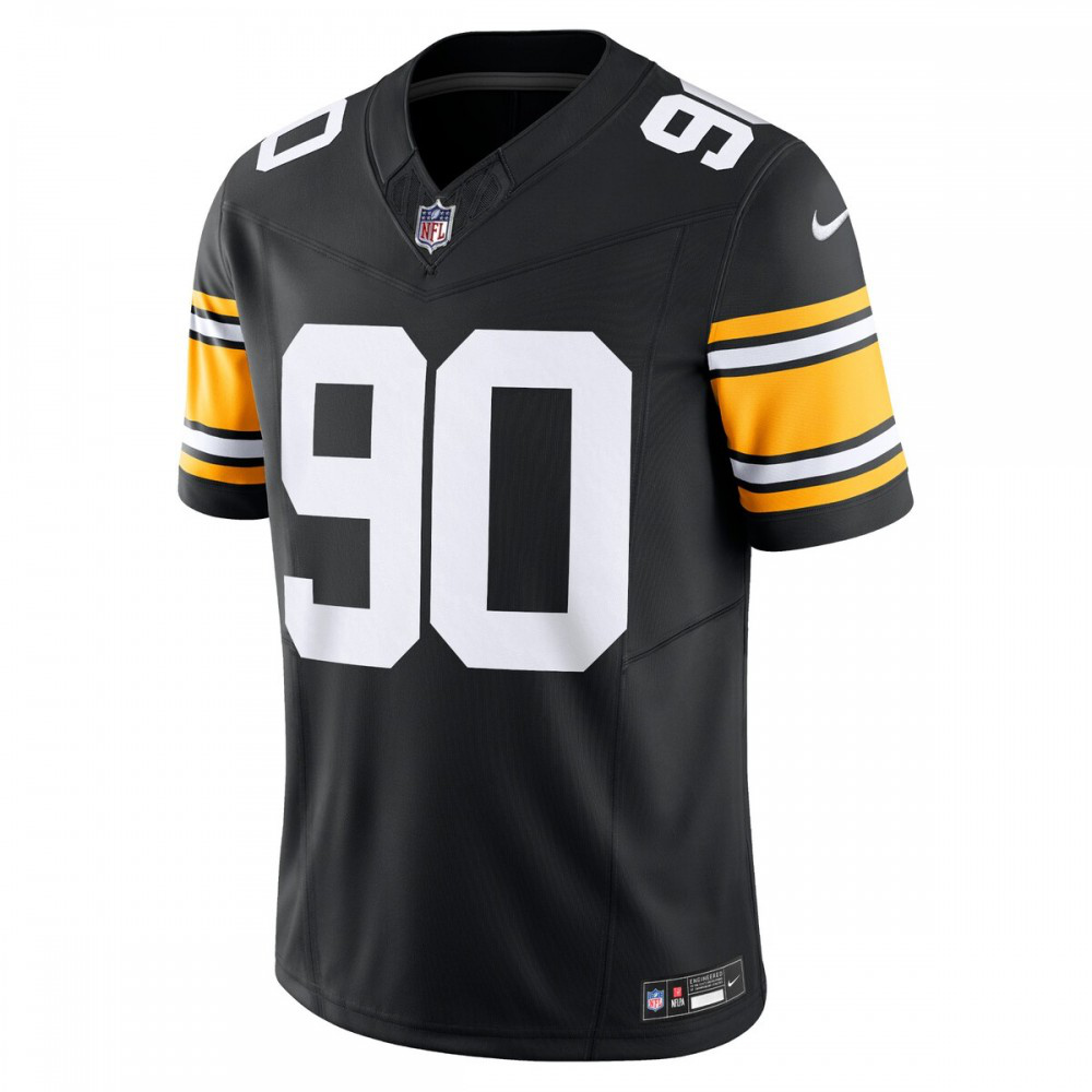 T.J. Watt Pittsburgh Steelers Nike Vapor F.U.S.E. Limited Alternate 1 Jersey - Black-FF04   NFL 