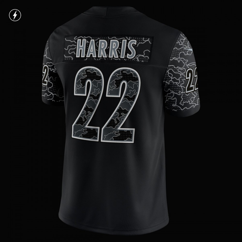 Najee Harris Pittsburgh Steelers Nike RFLCTV Limited Jersey - Black-FF04   NFL 