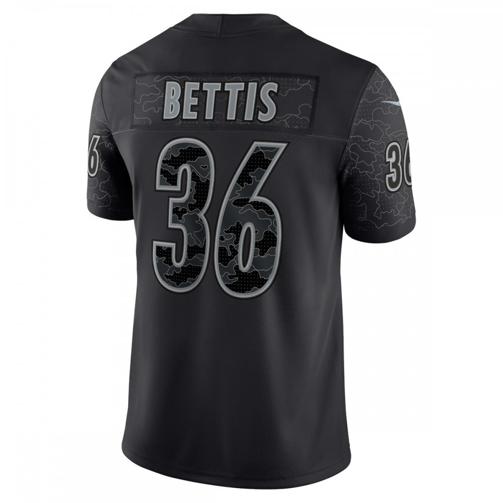 Jerome Bettis Pittsburgh Steelers Nike Retired Player RFLCTV Limited Jersey - Black-FF04   NFL 