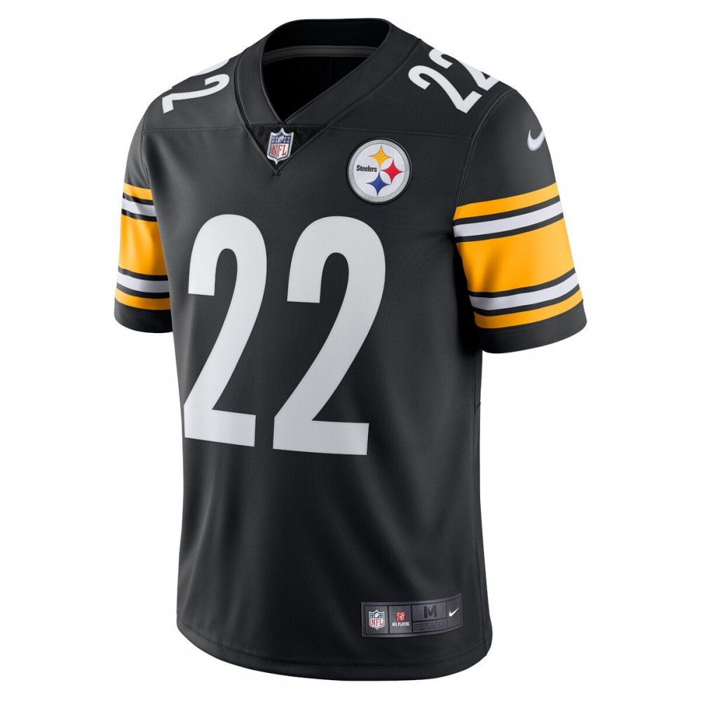 Najee Harris Pittsburgh Steelers Nike Vapor Limited Jersey - Black-FF04   NFL 