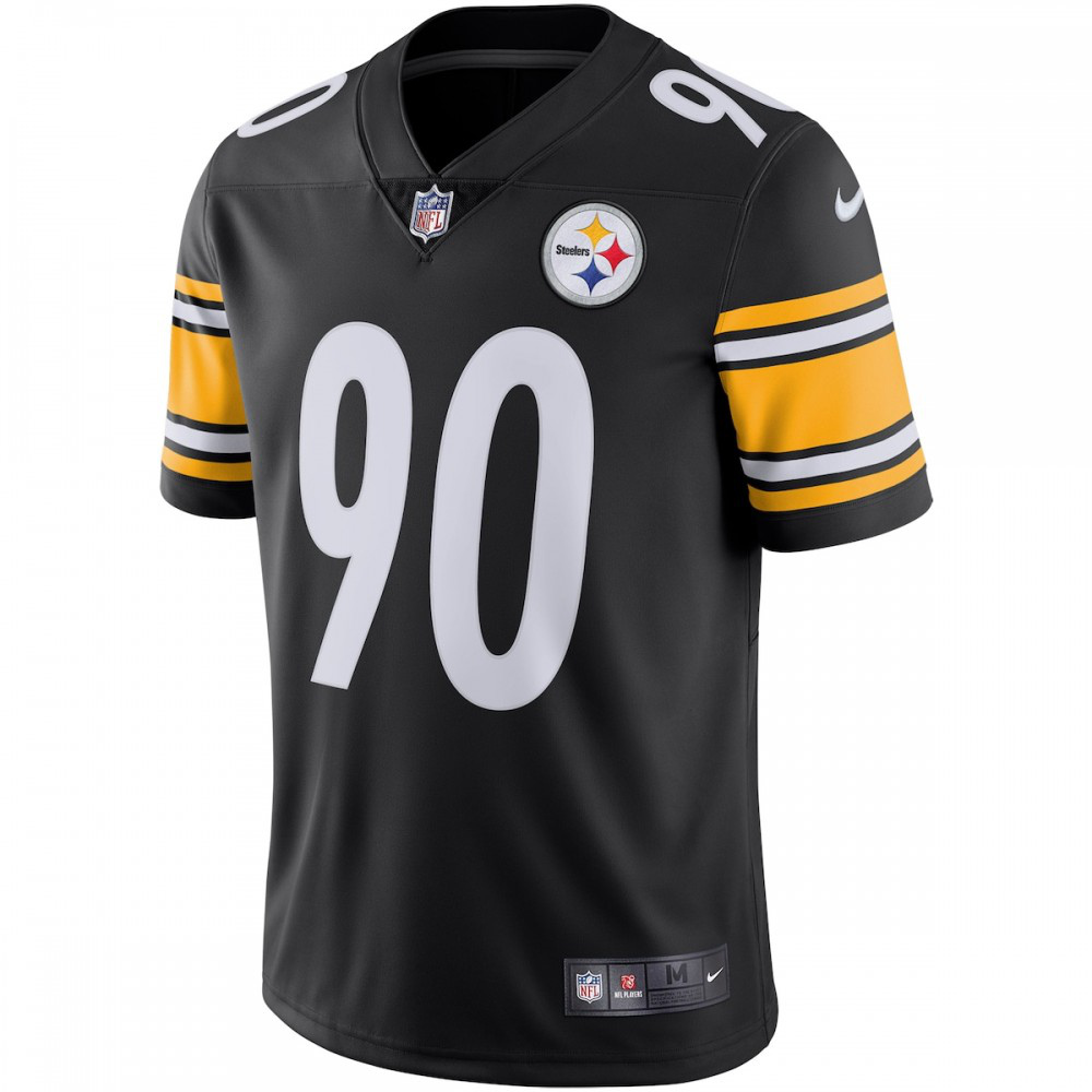 T.J. Watt Pittsburgh Steelers Nike Vapor Untouchable Limited Jersey - Black-FF04   NFL 