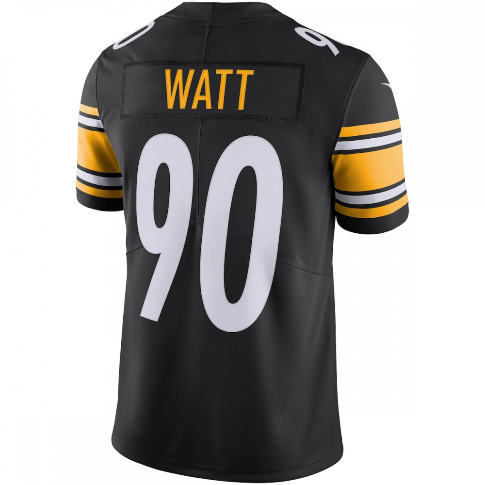 T.J. Watt Pittsburgh Steelers Nike Vapor Untouchable Limited Jersey - Black-FF04   NFL 