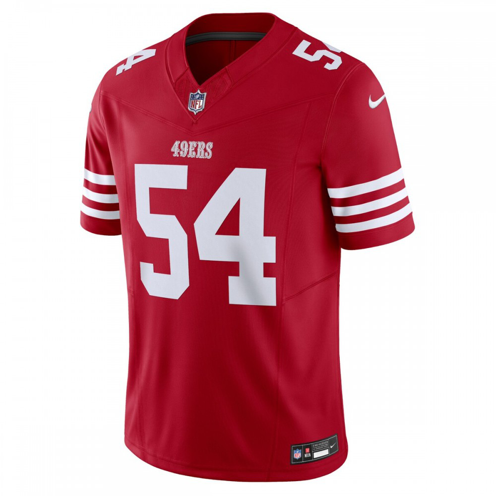 Fred Warner San Francisco 49ers Nike Vapor F.U.S.E. Limited Jersey - Scarlet-FF04   NFL 