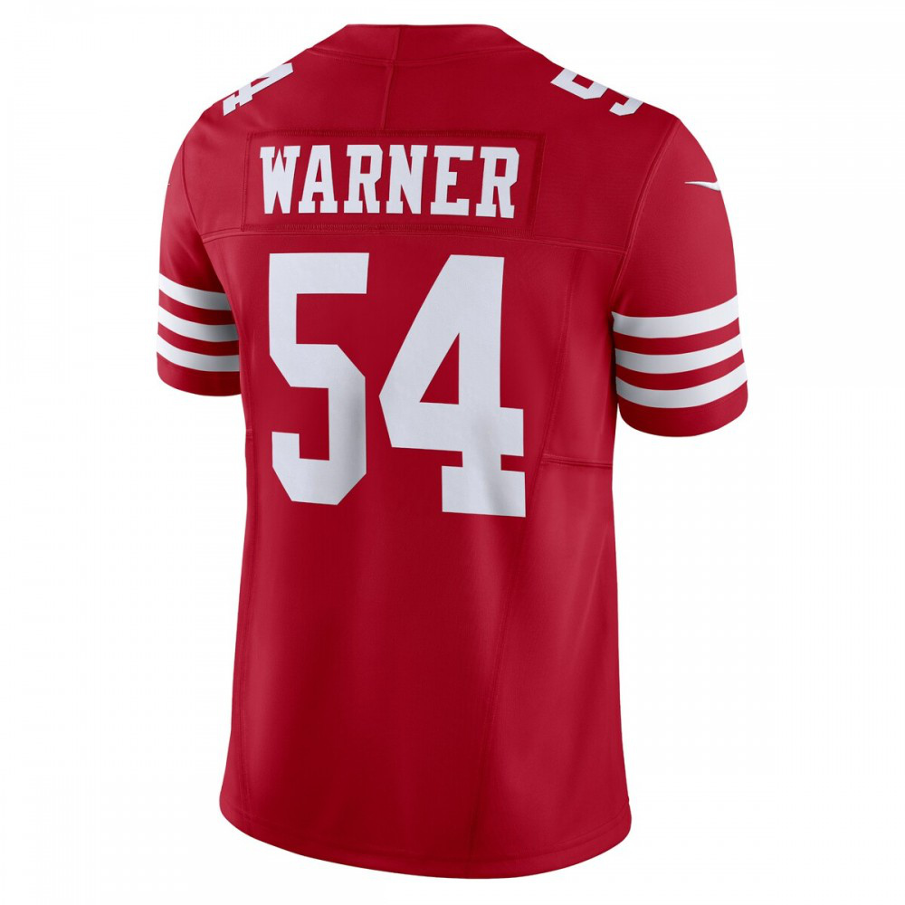 Fred Warner San Francisco 49ers Nike Vapor F.U.S.E. Limited Jersey - Scarlet-FF04   NFL 