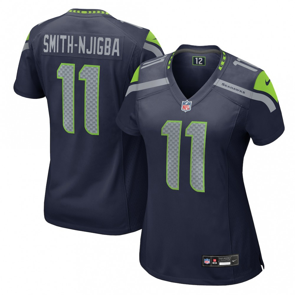 Jaxon Smith-Njigba Seattle Seahawks Nike Women's Game Jersey - College Navy-FF04   NFL 