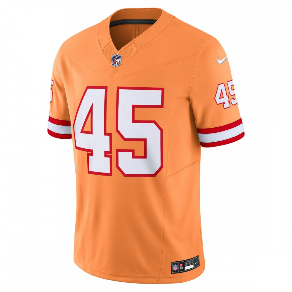 Devin White Tampa Bay Buccaneers Nike Vapor F.U.S.E. Limited Jersey - Orange-FF04   NFL 