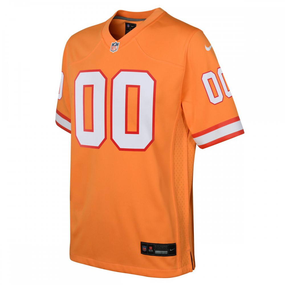 Tampa Bay Buccaneers Nike Youth Custom Throwback Game Jersey - Orange-FF04   NFL 