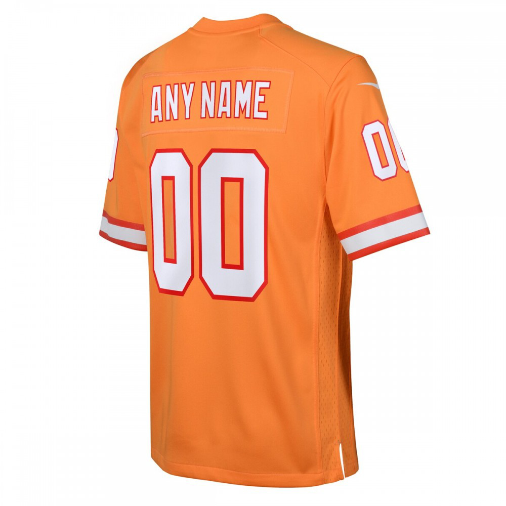 Tampa Bay Buccaneers Nike Youth Custom Throwback Game Jersey - Orange-FF04   NFL 