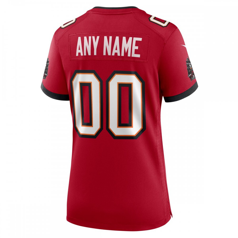 Nike Tampa Bay Buccaneers Women's Custom Game Jersey - Red-FF04   NFL 