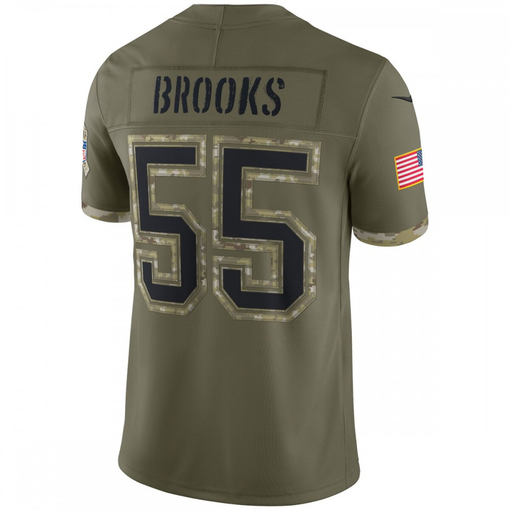 Derrick Brooks Tampa Bay Buccaneers 2022 Salute To Service Retired Player Limited Jersey - Olive-FF04   NFL 