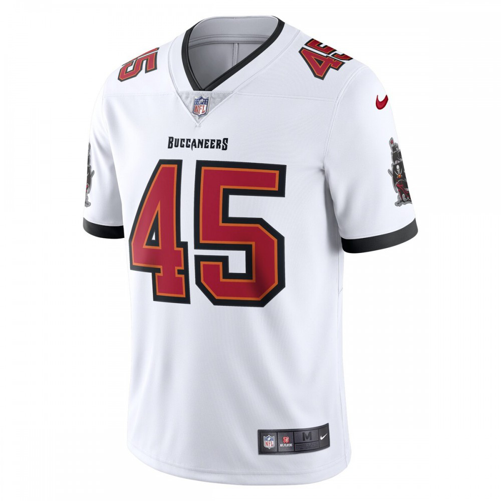 Devin White Tampa Bay Buccaneers Nike Vapor Limited Player Jersey - White-FF04   NFL 