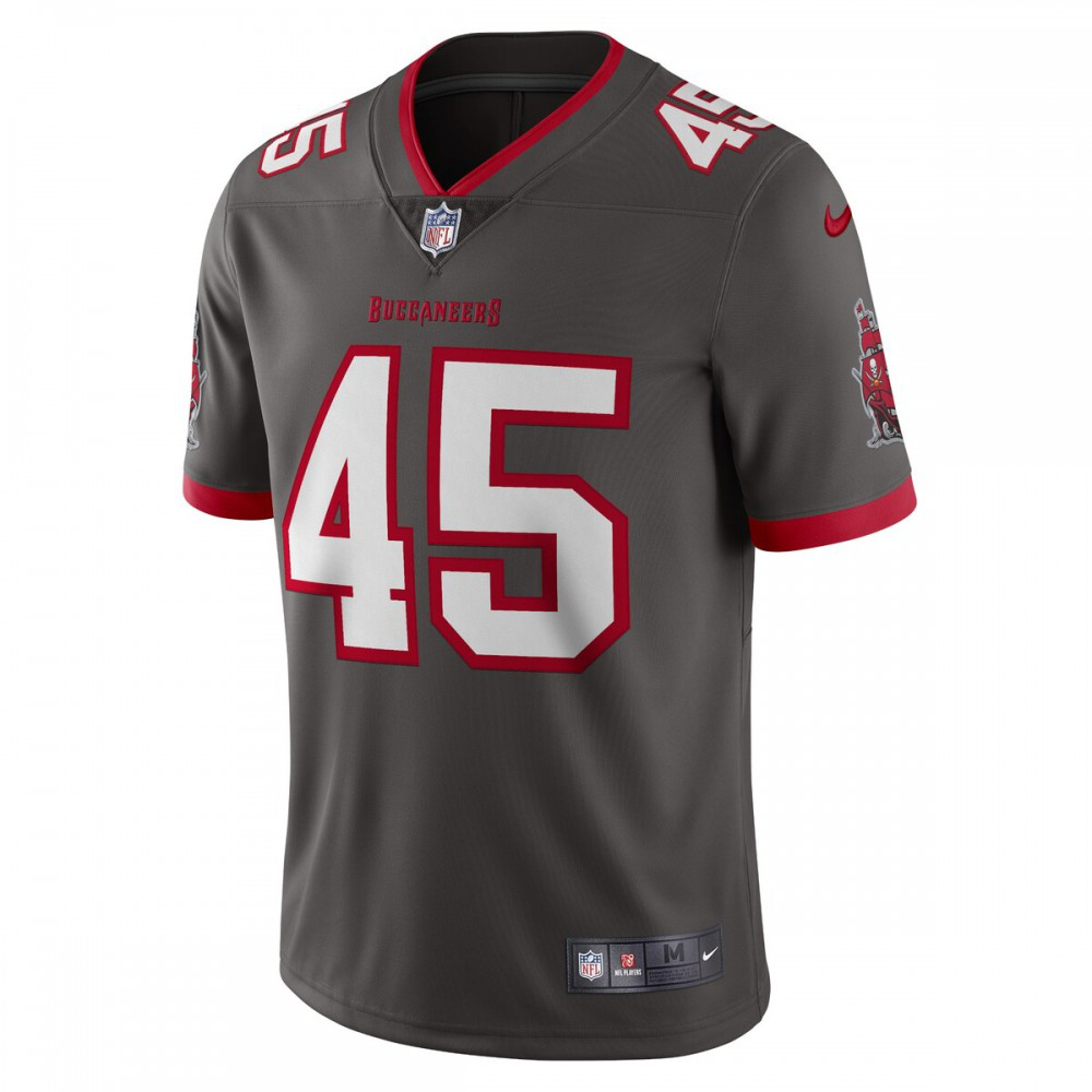 Devin White Tampa Bay Buccaneers Nike Vapor Limited Jersey - Pewter-FF04   NFL 