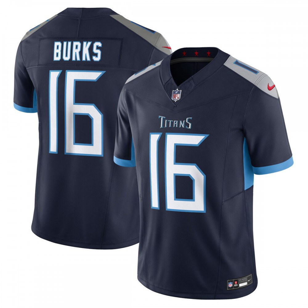 Treylon Burks Tennessee Titans Nike Vapor F.U.S.E. Limited Jersey - Navy-FF04   NFL 