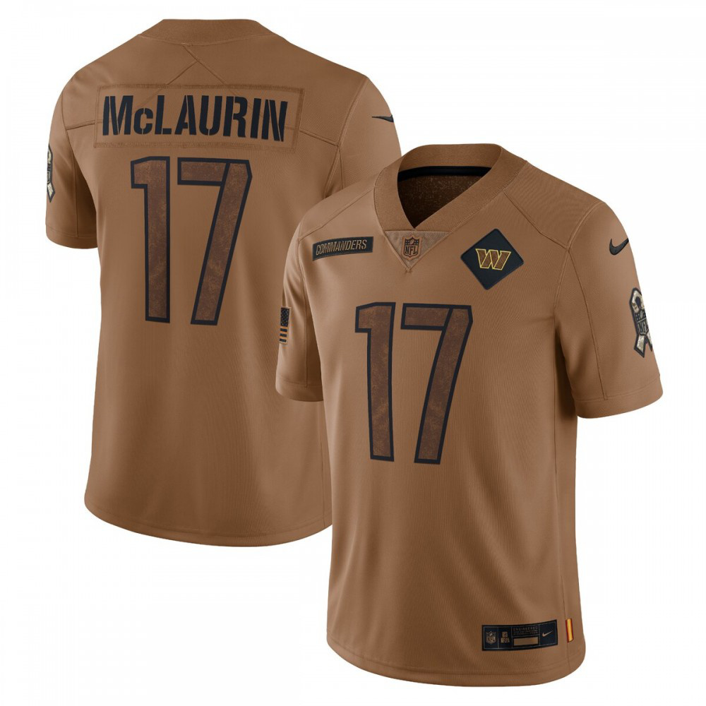 Terry McLaurin Washington Commanders Nike 2023 Salute To Service Limited Jersey - Brown-FF04   NFL 